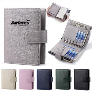 Leather Passport Cover Wallet with Card Holders